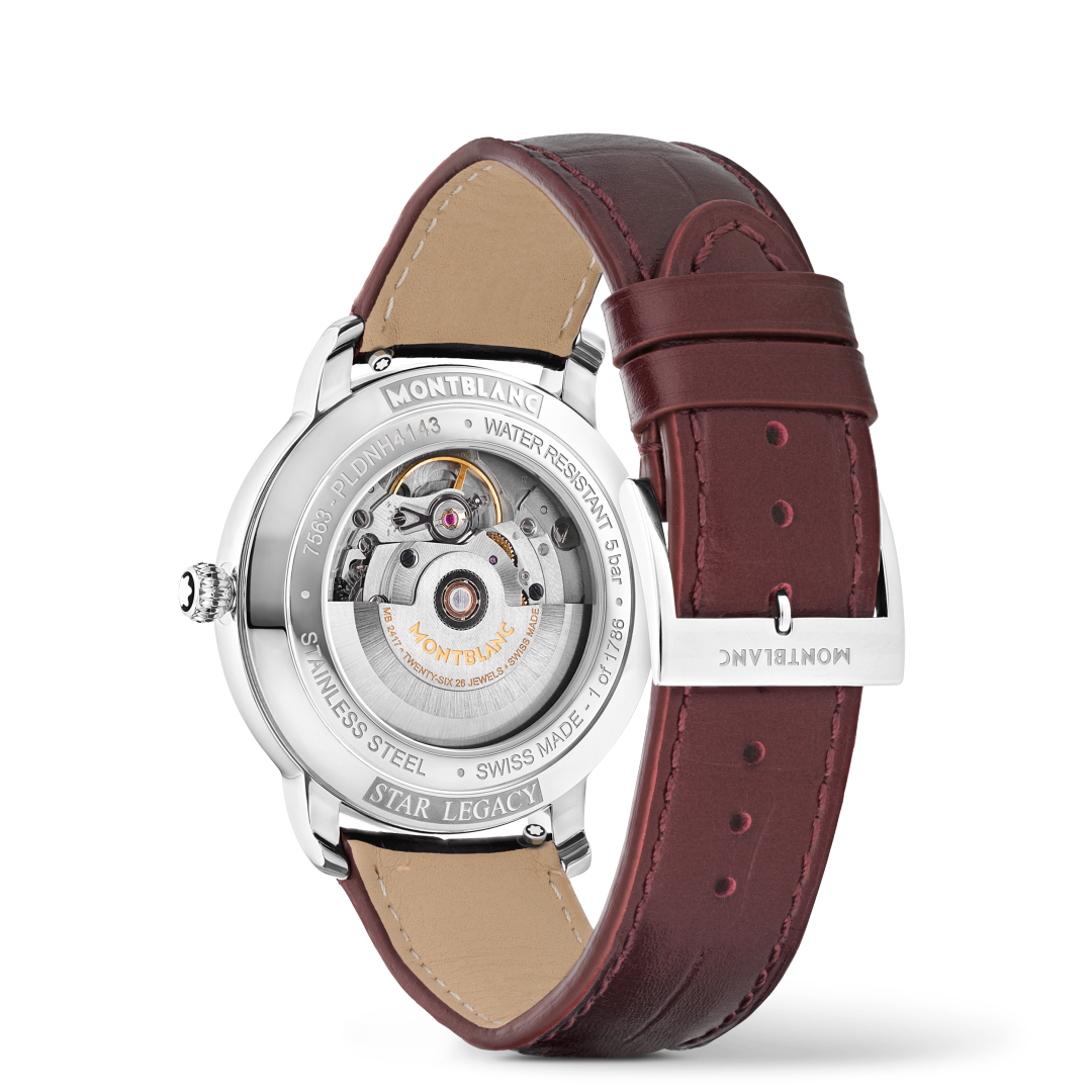 明星系列自动上链腕表 勃艮第红（全球1786枚）