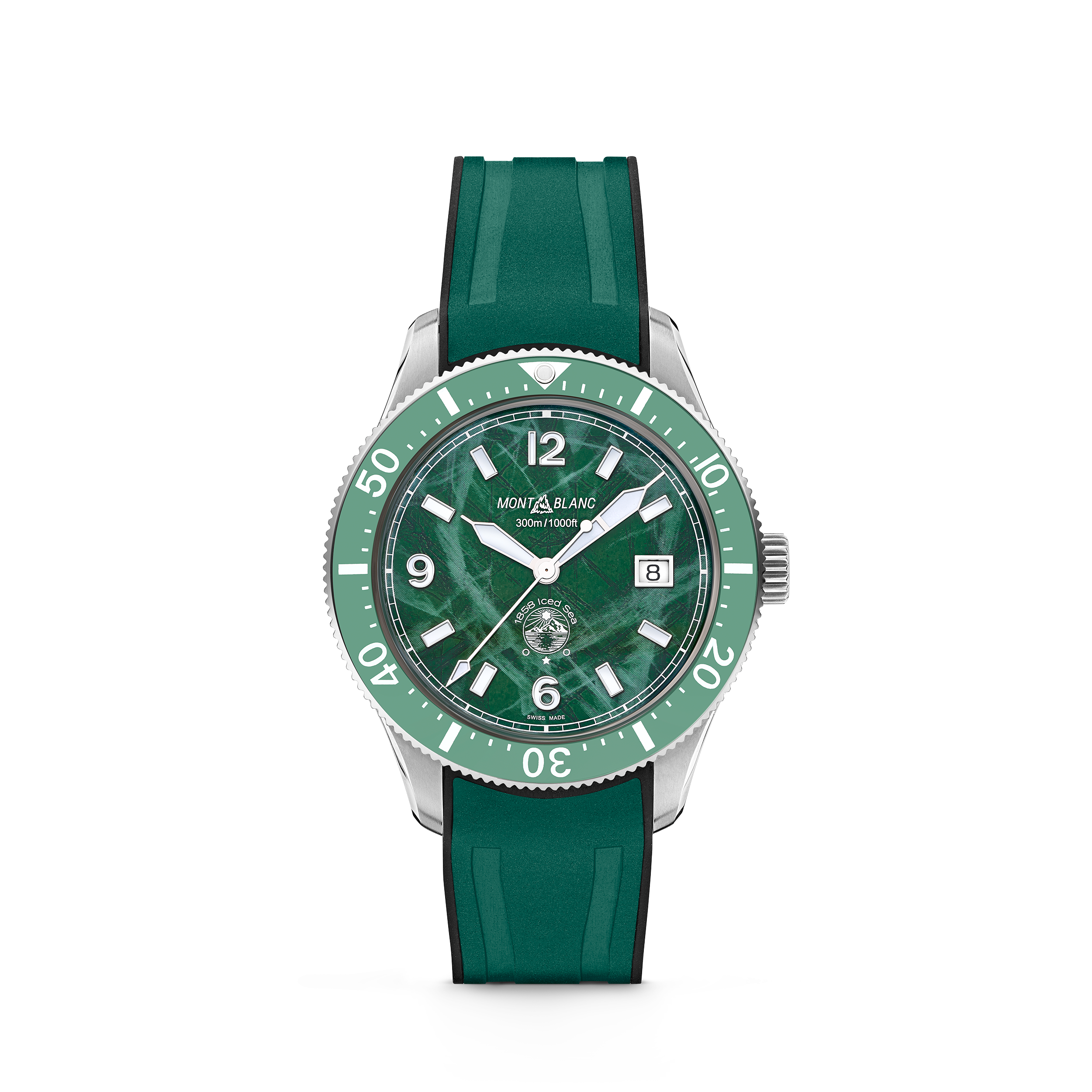 万宝龙冰川系列自动上链日期腕表