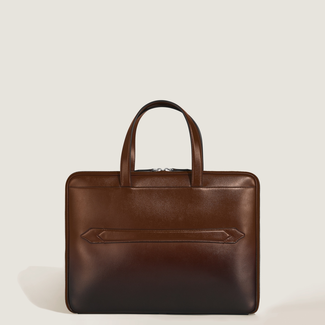 Thin Briefcase in Meisterstück Leather