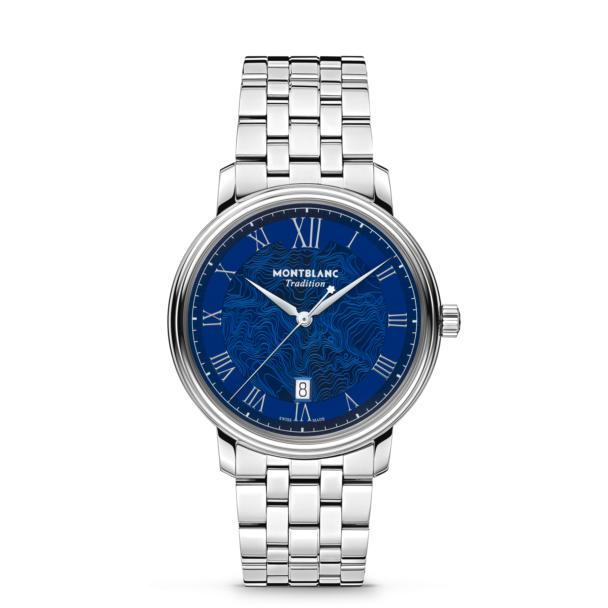 万宝龙传统系列日期自动上链腕表 午夜蓝