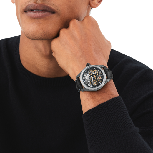 万宝龙1858系列反转机芯单按钮计时码表 太空灰限量款（全球88枚）