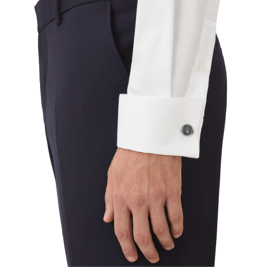 万宝龙大班系列起源特别款袖扣 墨水蓝