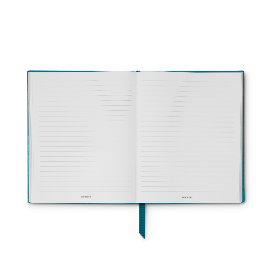 笔记本#149大号，万宝龙风尚3.0系列，松石蓝色 - 横格