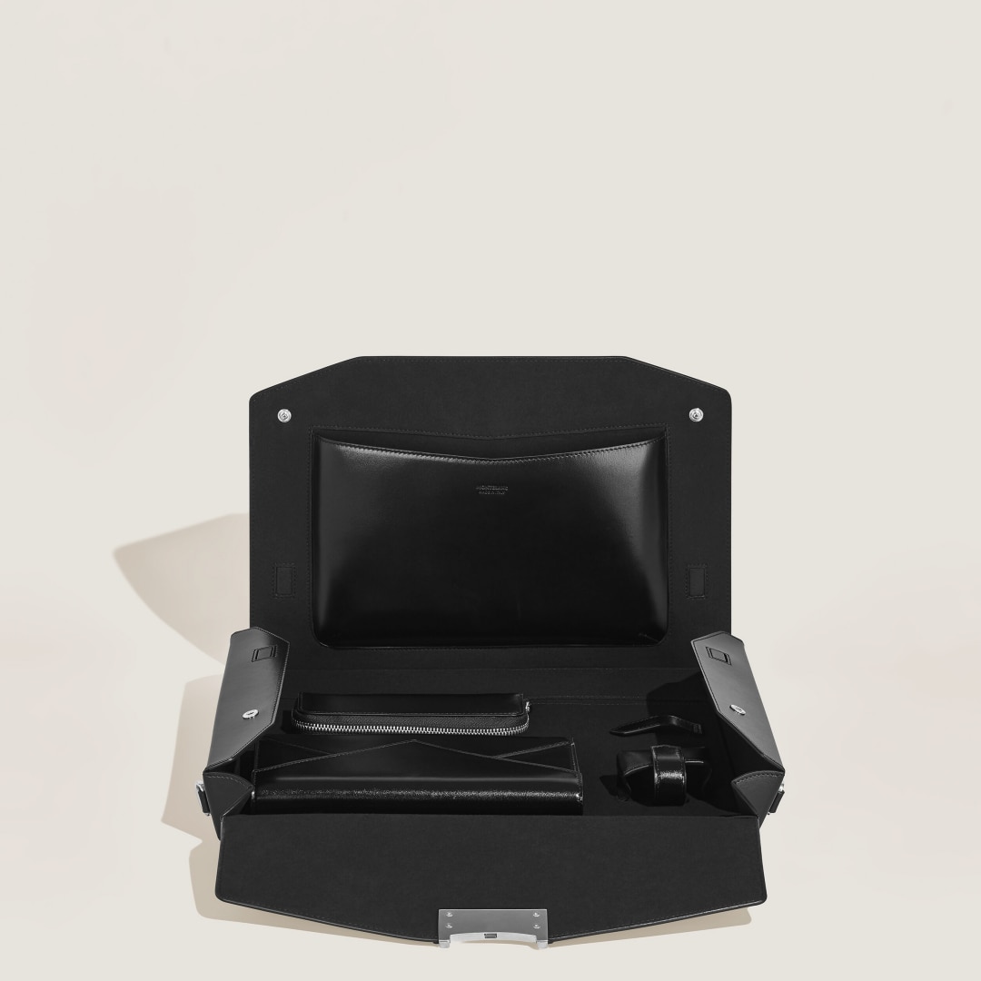 大班系列山峰扣通勤手提包 经典黑