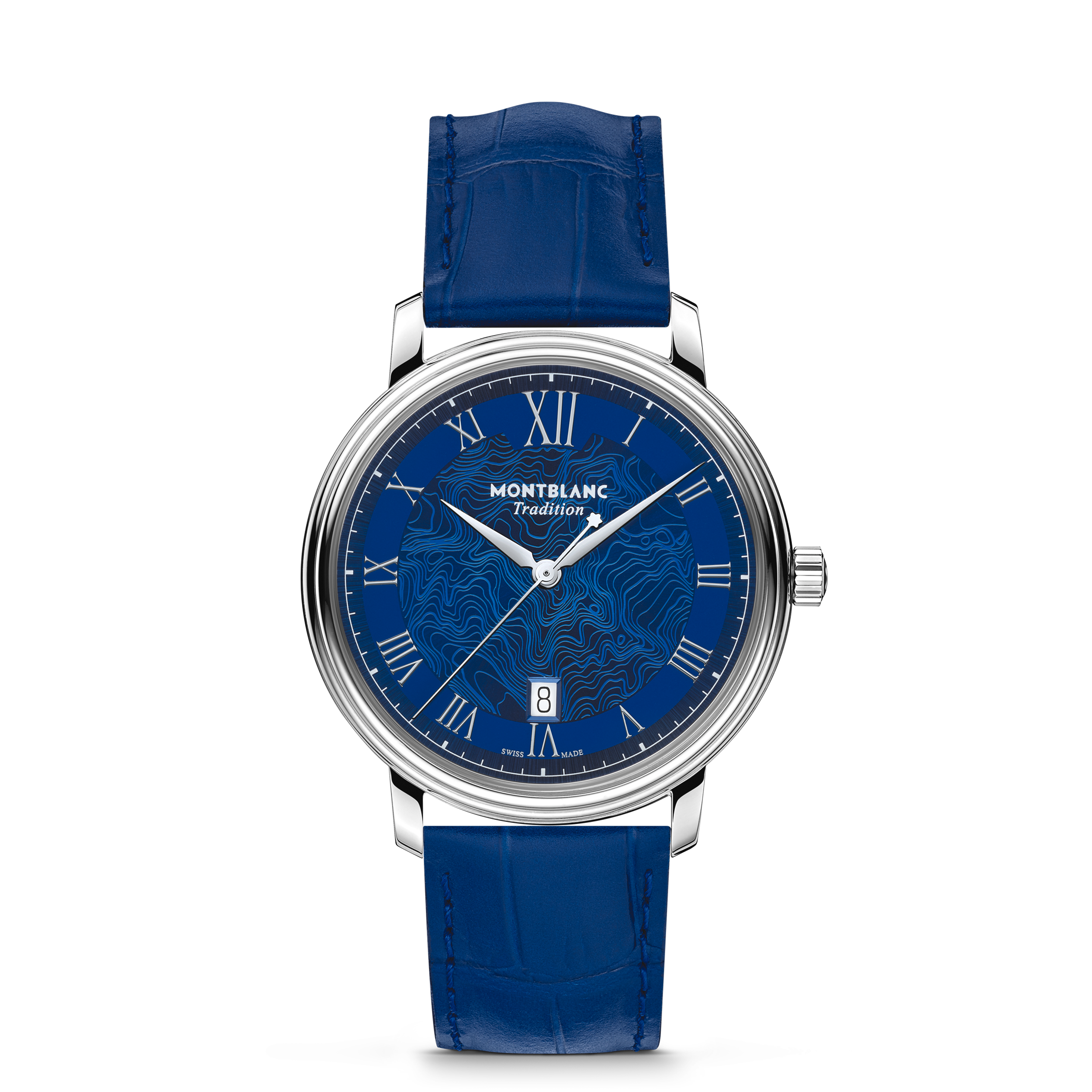 万宝龙传统系列日期自动上链腕表 午夜蓝