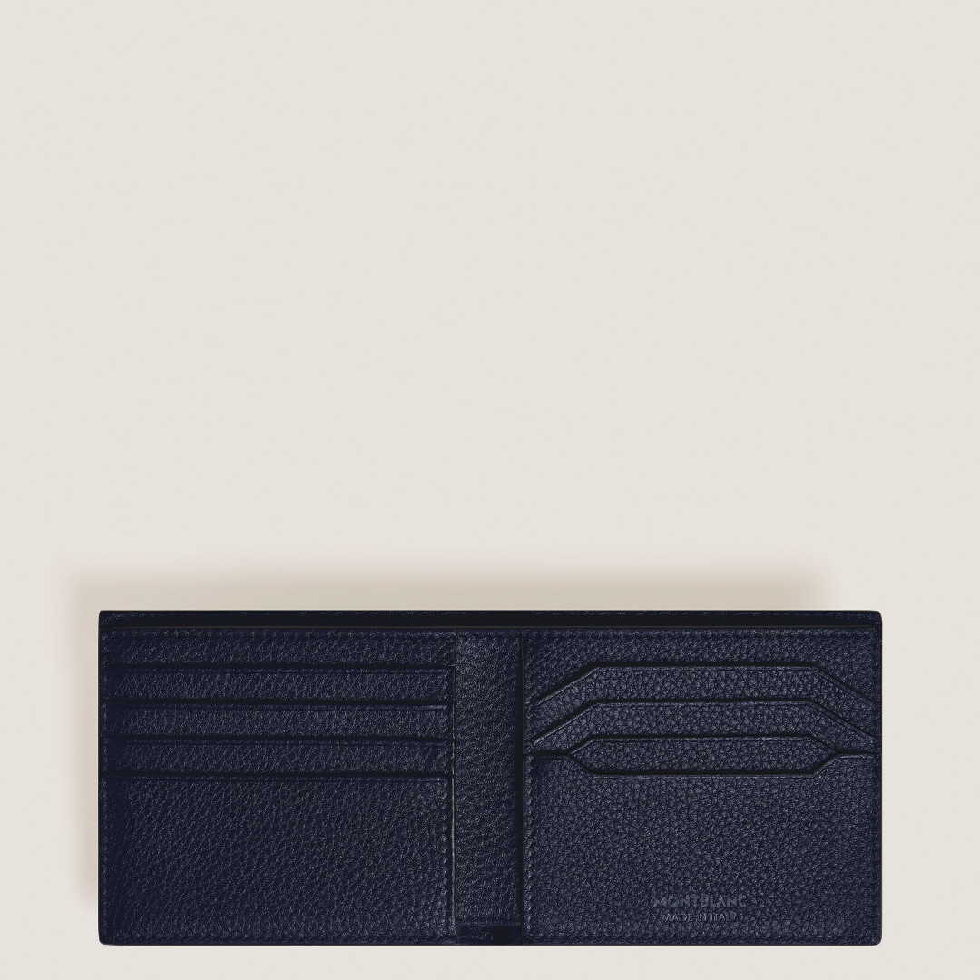 软皮精选系列8卡位钱夹 午夜蓝