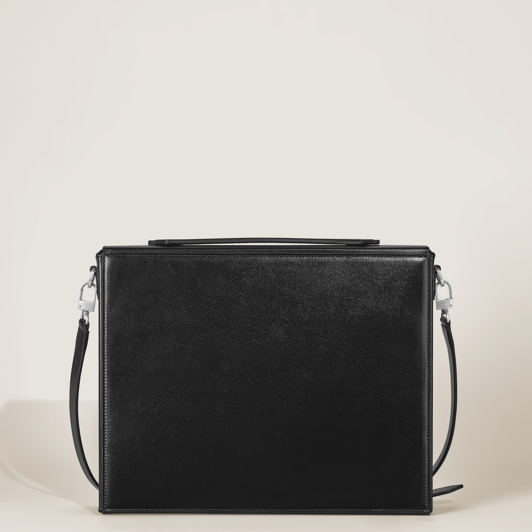 大班系列山峰扣通勤手提包 经典黑