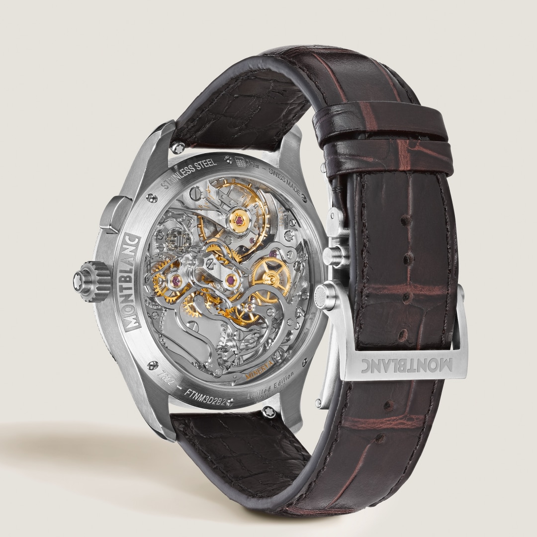 美耐华追针计时腕表 波尔多红（全球100枚）