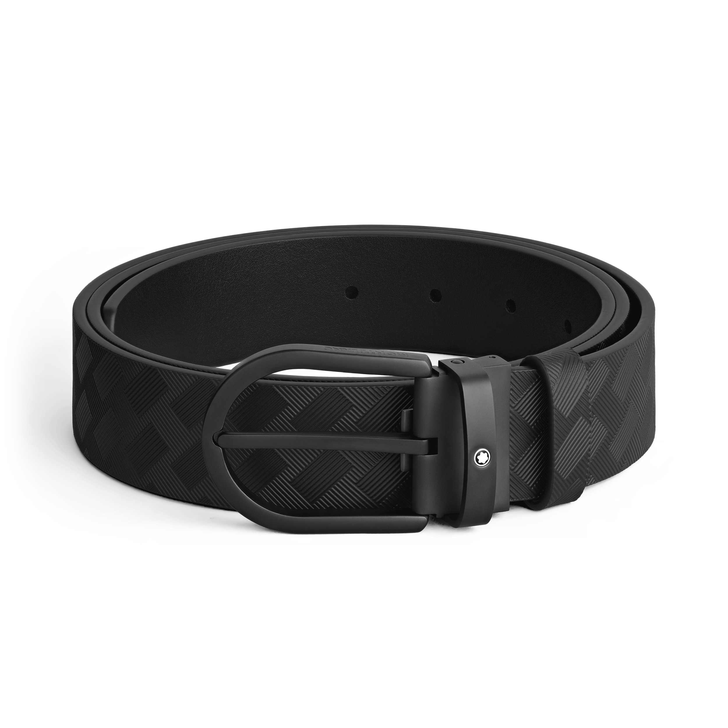 风尚3.0系列马蹄扣腰带 经典黑 35毫米