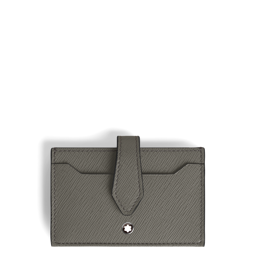 匠心系列5卡位按扣卡片夹 典雅灰