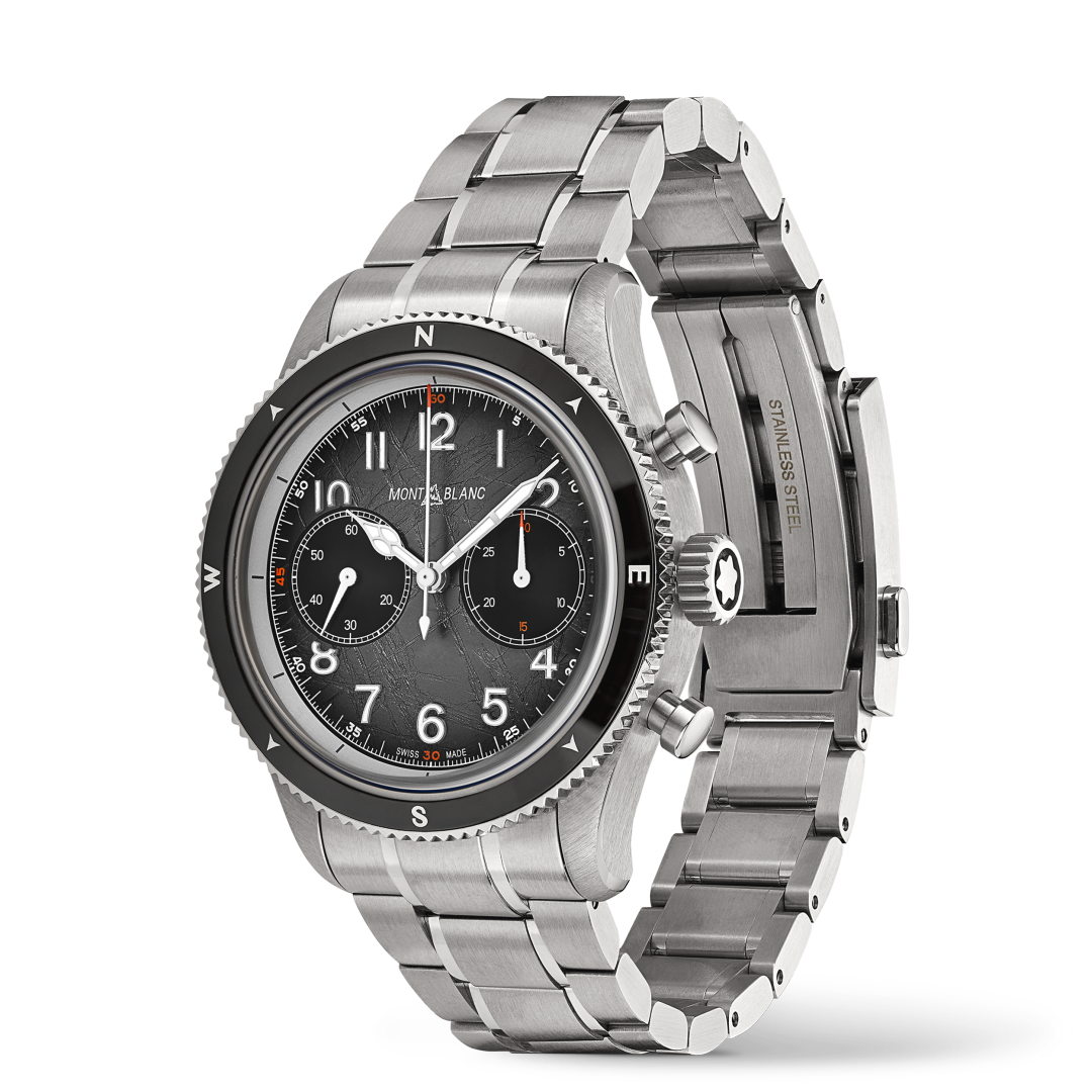 万宝龙1858系列自动上链计时无氧码表 海拔八千米特别款