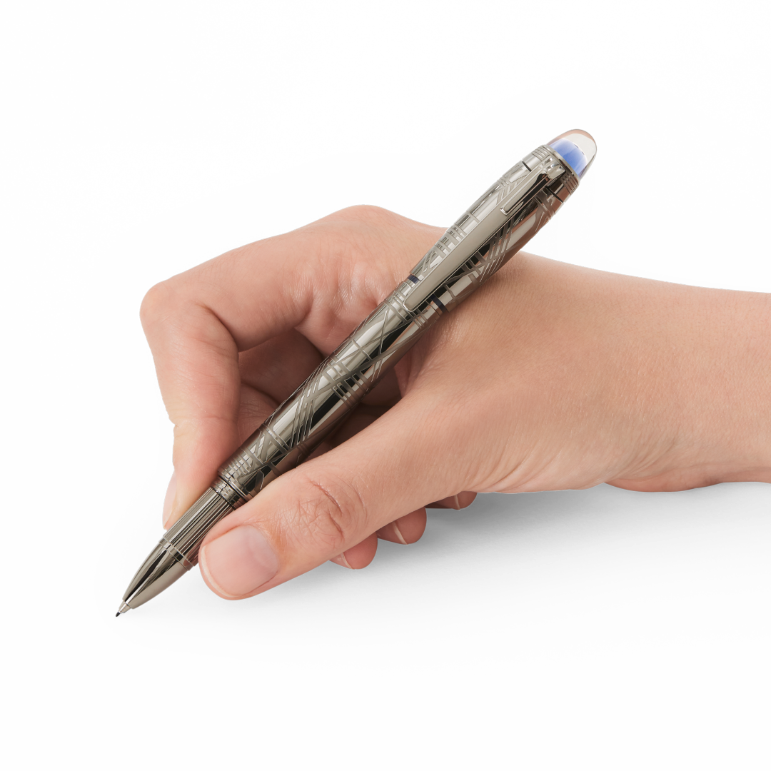 万宝龙星际行者系列幽蓝星辰金属特别款幼线笔