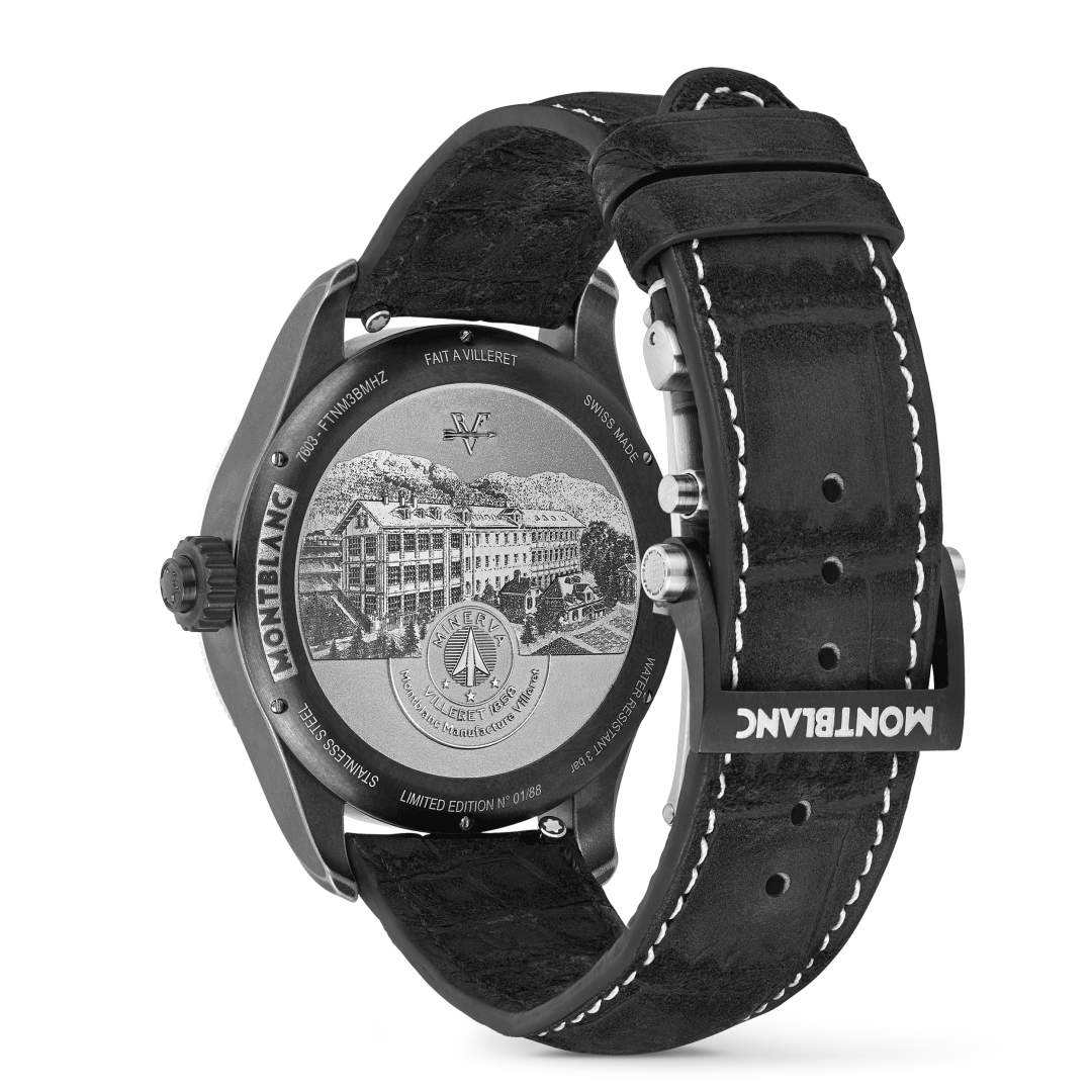 万宝龙1858系列反转机芯单按钮计时码表 太空灰限量款（全球88枚）