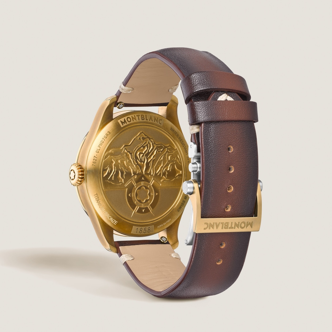 1858系列自动上链无氧腕表 沙砾棕特别款