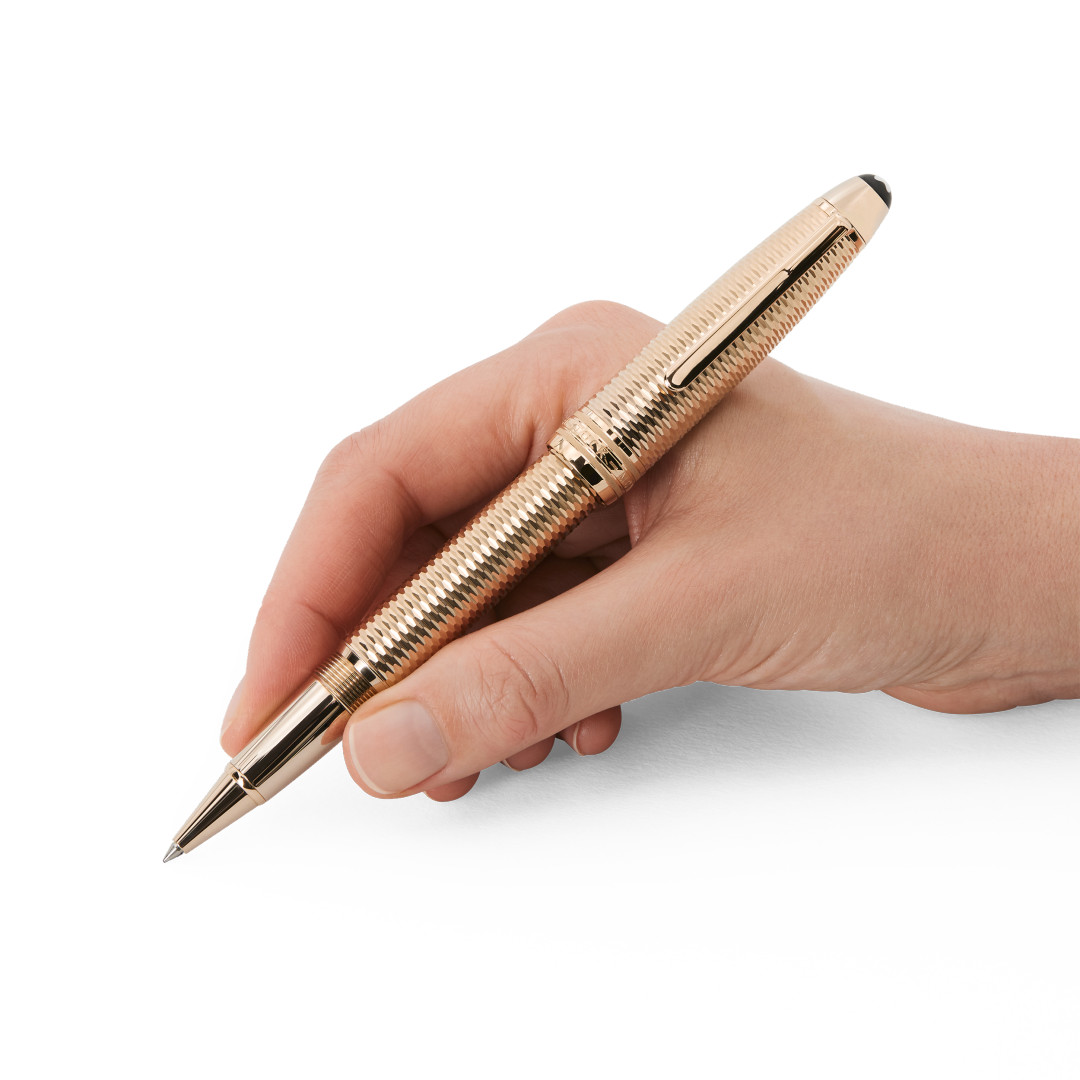 大班贵金属系列几何图案经典金质镀层签字笔豪华款