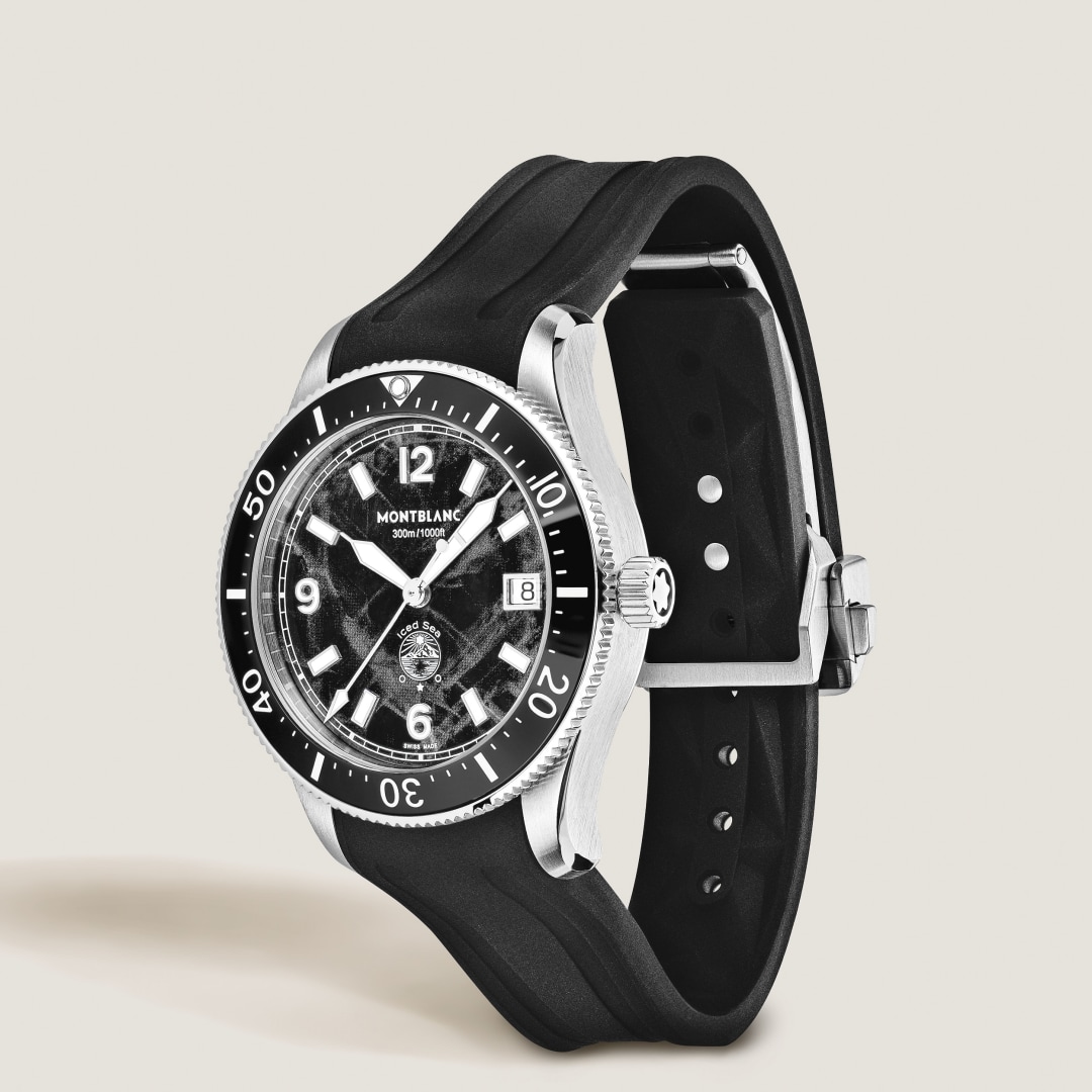 万宝龙冰川系列潜水无氧腕表