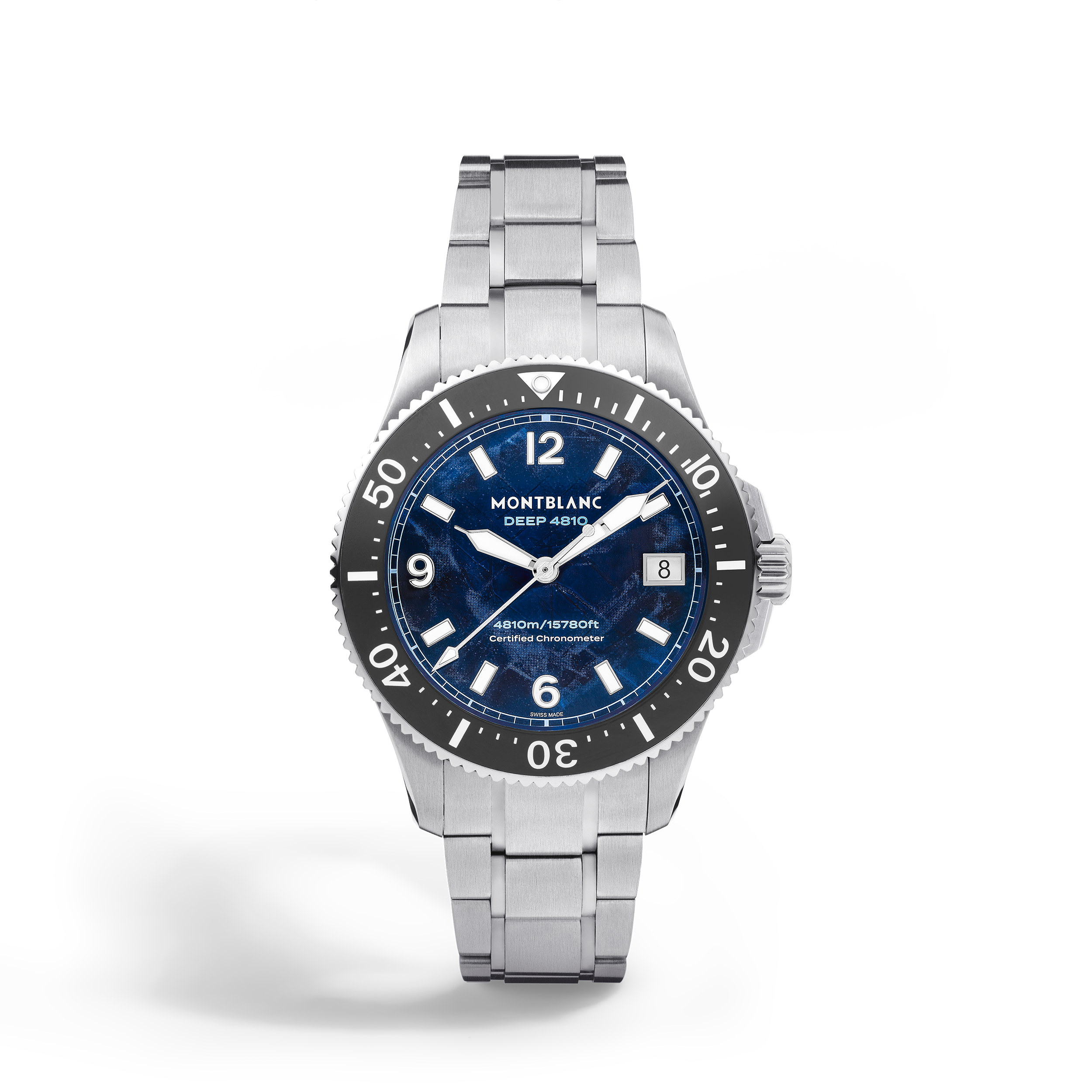 冰川系列潜水无氧腕表 4810米深潜特别款 配钛金属表带