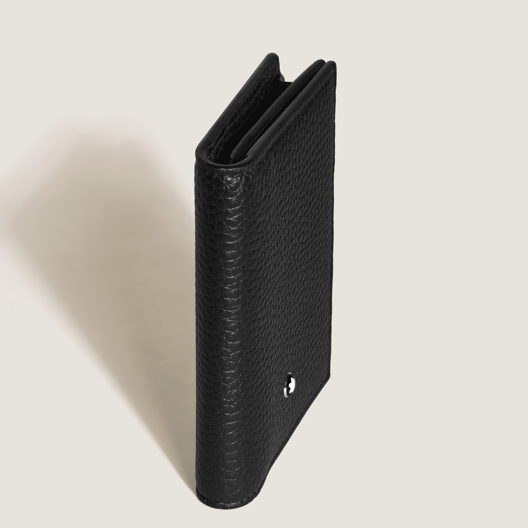 软皮精选系列4卡位卡片夹 经典黑