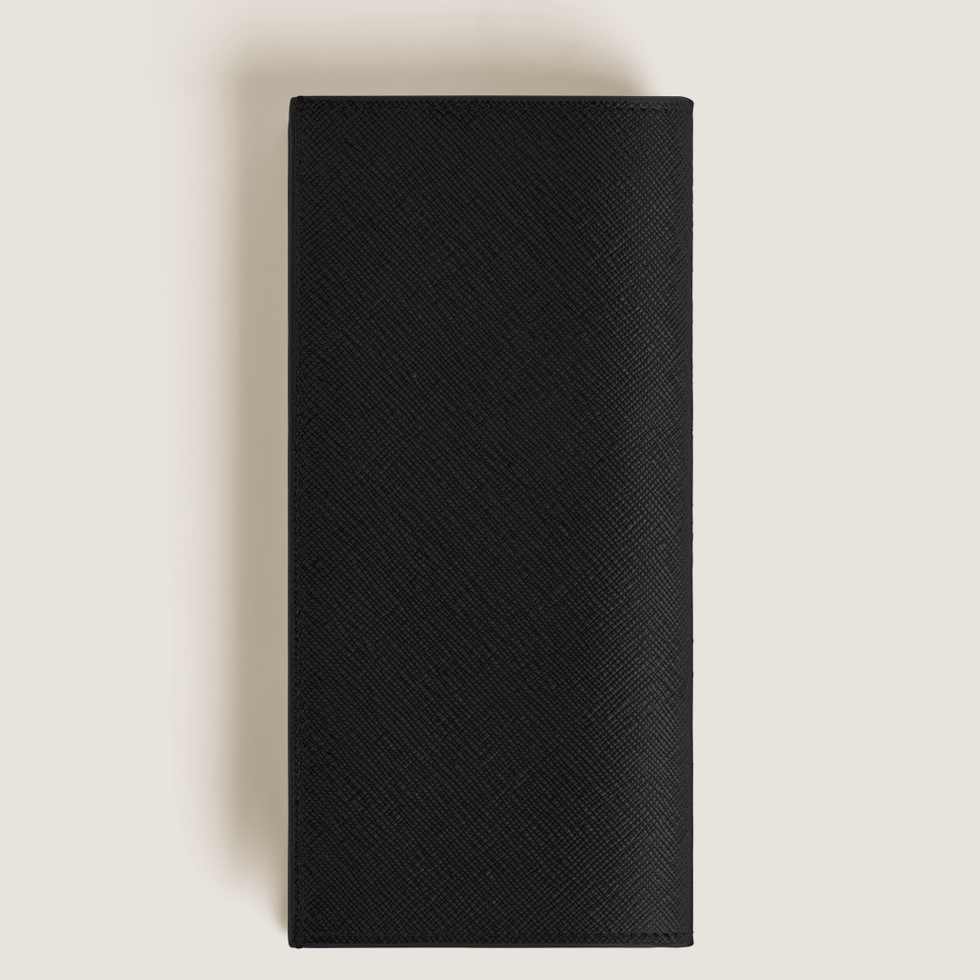 Sartorial wallet 14cc with zipped pocket 