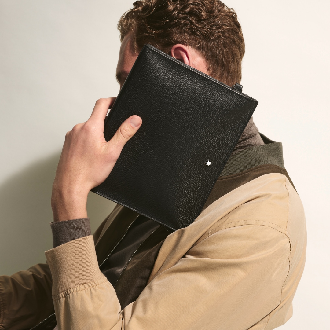 匠心系列手拿包 经典黑