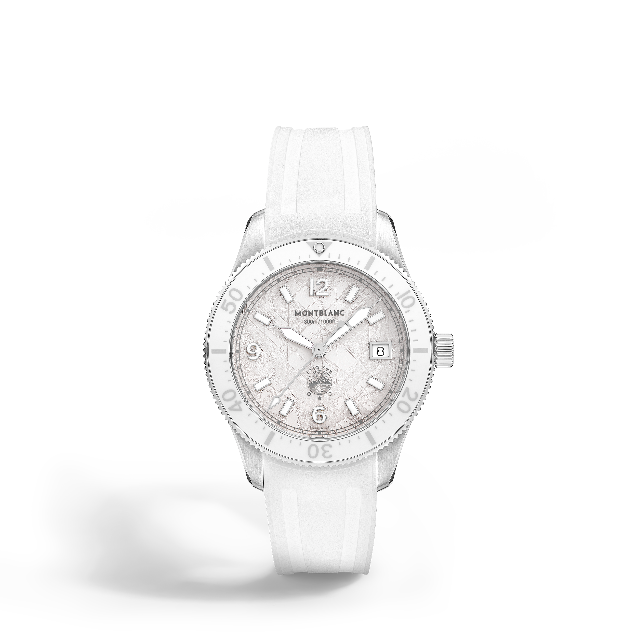 冰川系列潜水无氧腕表 冰川白特别款