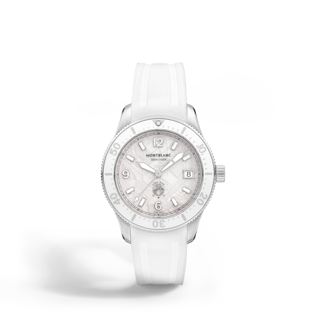 冰川系列潜水无氧腕表 冰川白特别款
