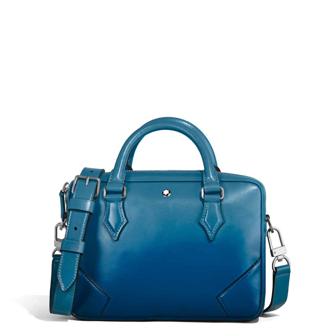 大班系列墨韵迷你公文包 雾霾蓝