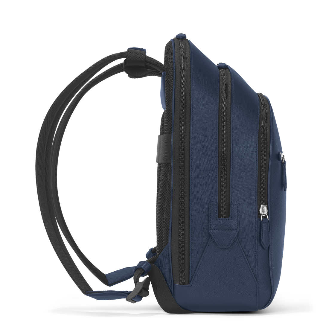  匠心系列中号双肩包（3隔层）墨水蓝