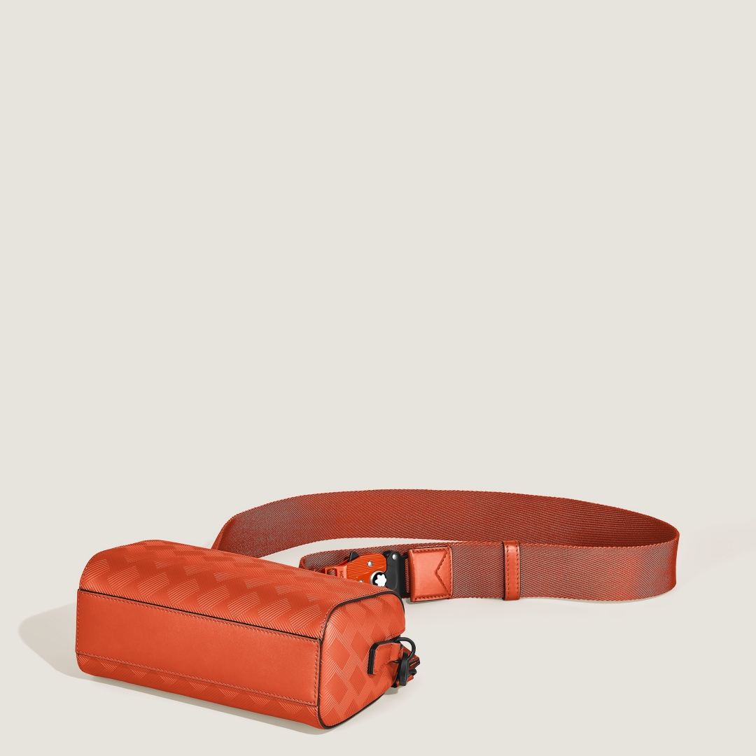 风尚3.0系列M扣142迷你邮筒包 金橘红