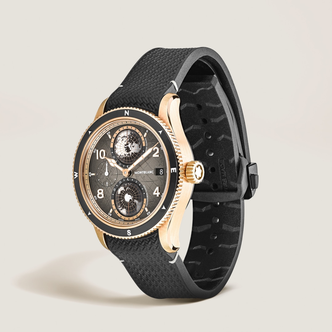 1858系列南北半球世界时无氧腕表 欧洲罗萨峰特别款（全球100枚)