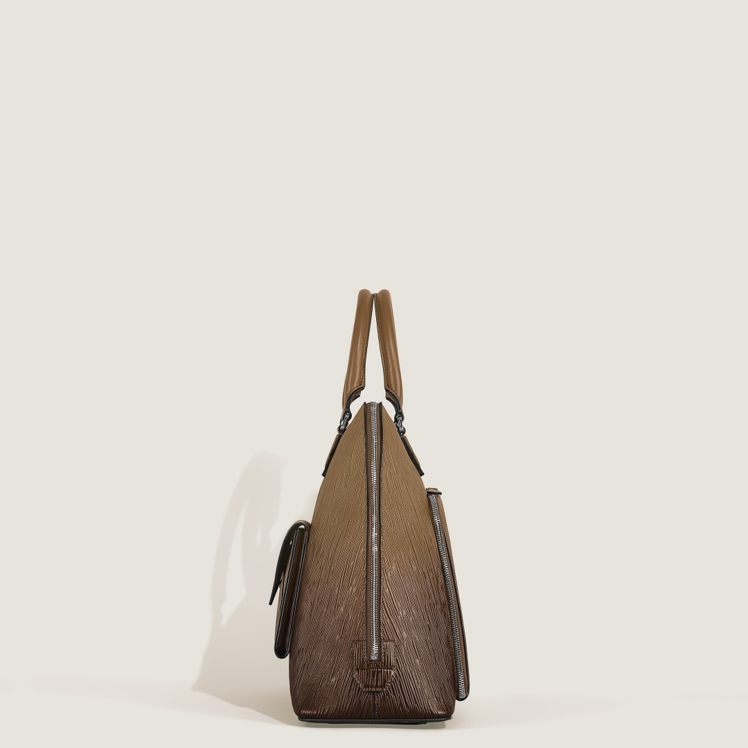 书写旅行家手提包 沙色