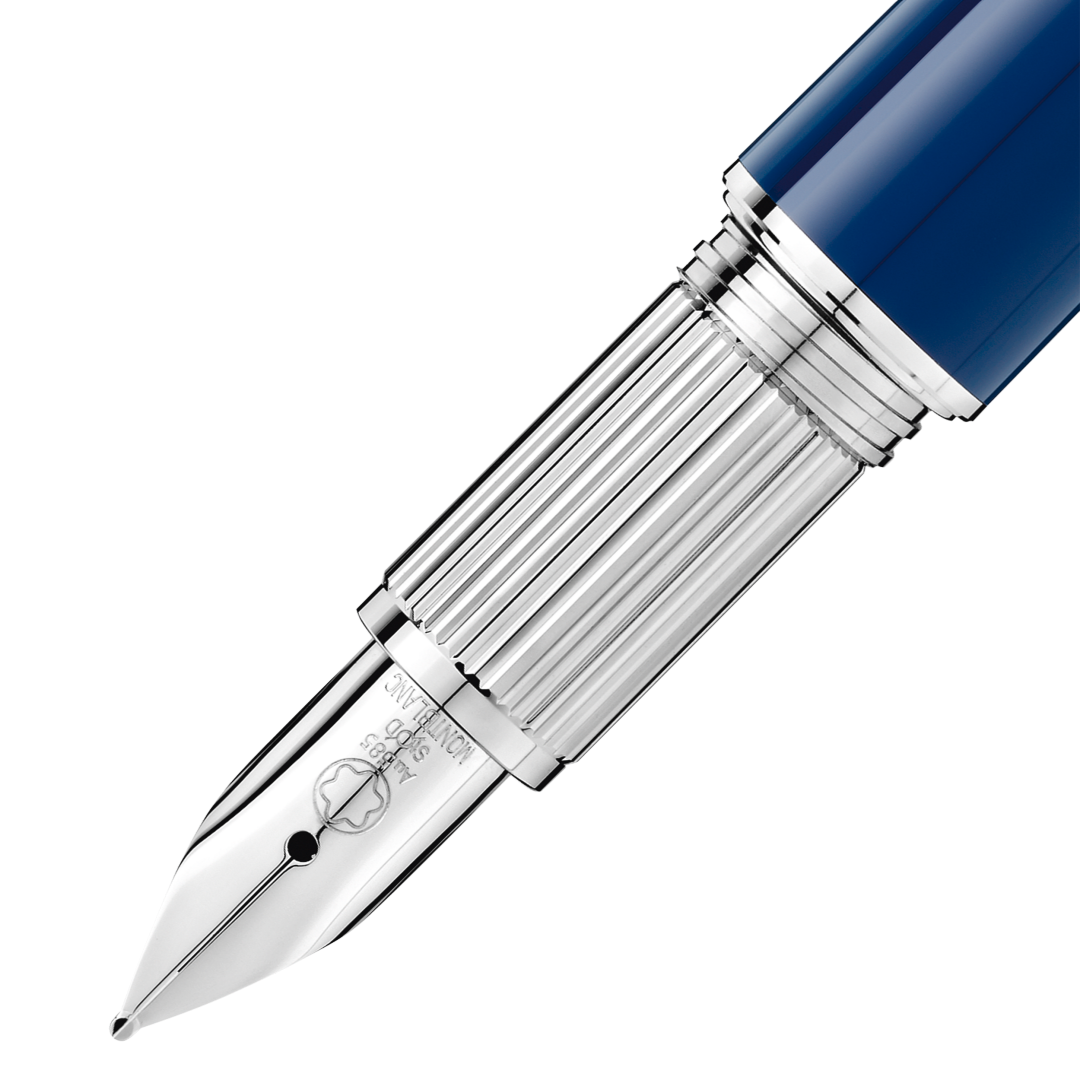 万宝龙星际行者系列蓝色星球双色特别款墨水笔 M尖