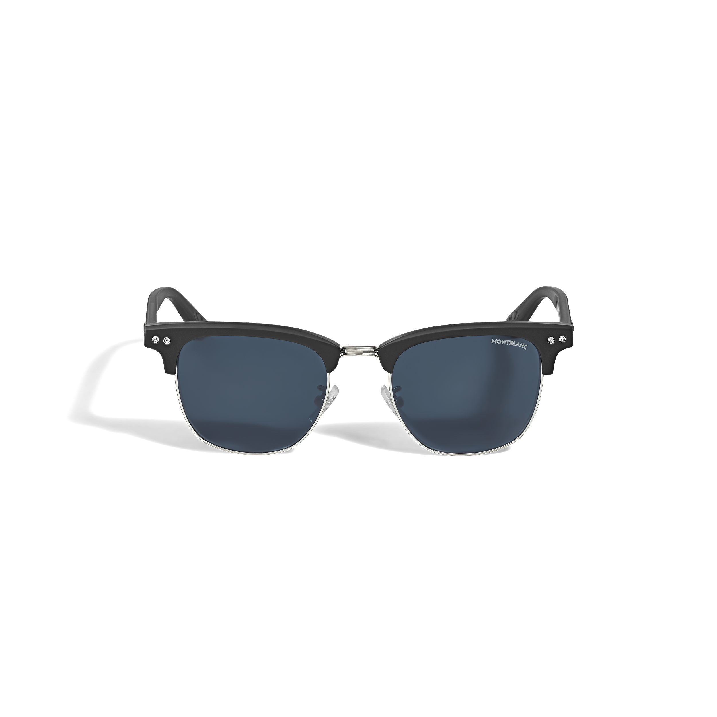 黑色醋酸纤维镜框方形太阳镜