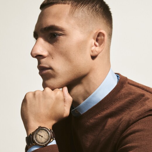 1858系列自动上链无氧腕表 沙砾棕特别款