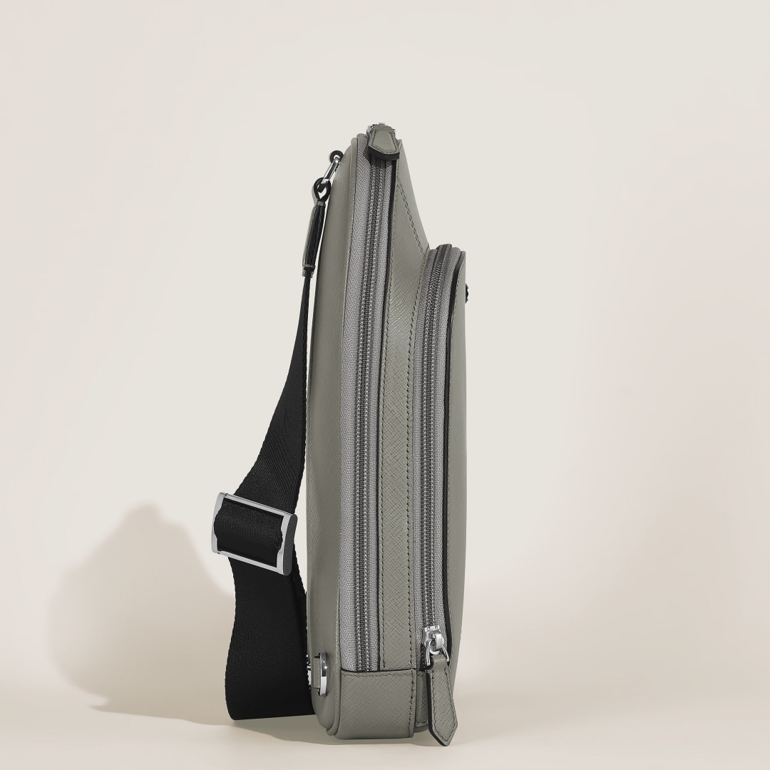 匠心系列斜挎包 典雅灰