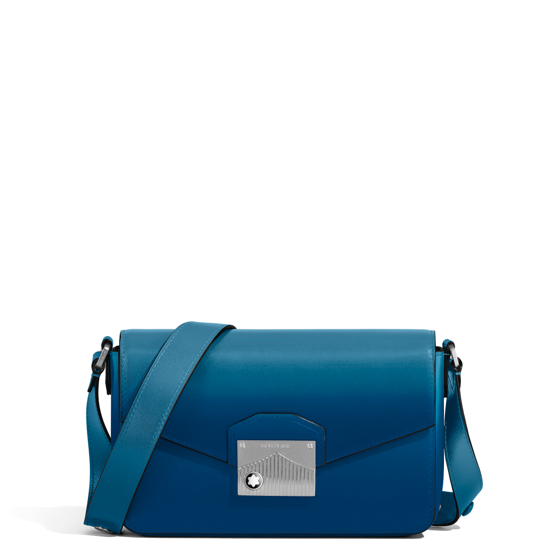 大班系列山峰扣墨韵迷你邮差包 雾霾蓝