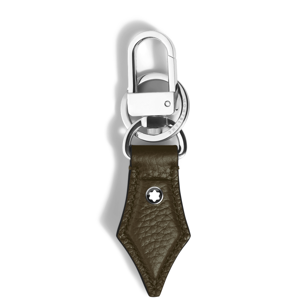 粒纹钥匙扣 卡其绿