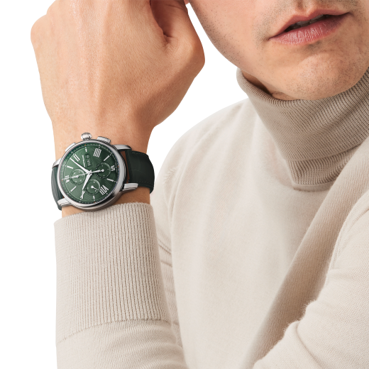 明星系列星期日期计时腕表 丛林绿（全球800枚）