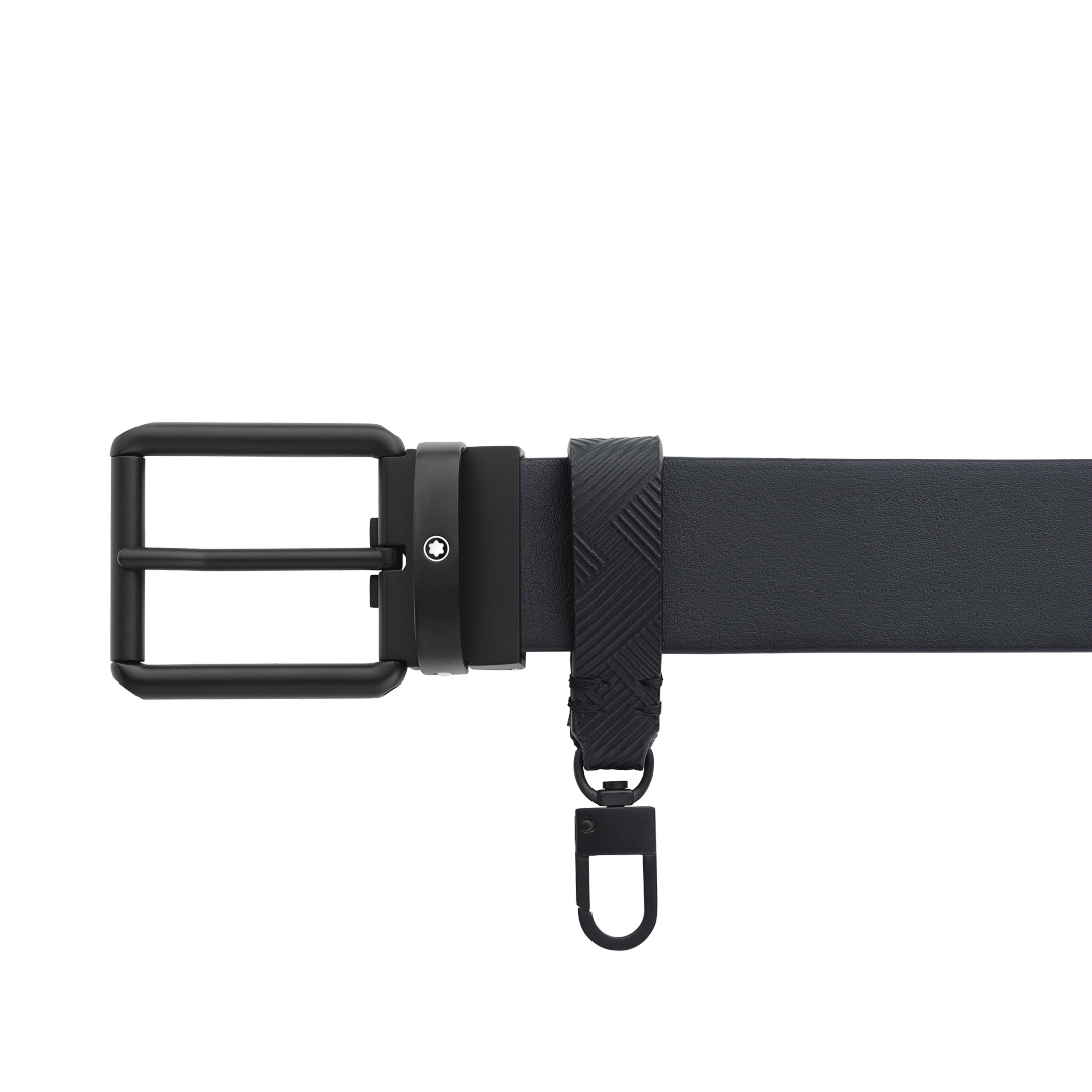 万宝龙风尚3.0系列方形带扣印花腰带 35毫米