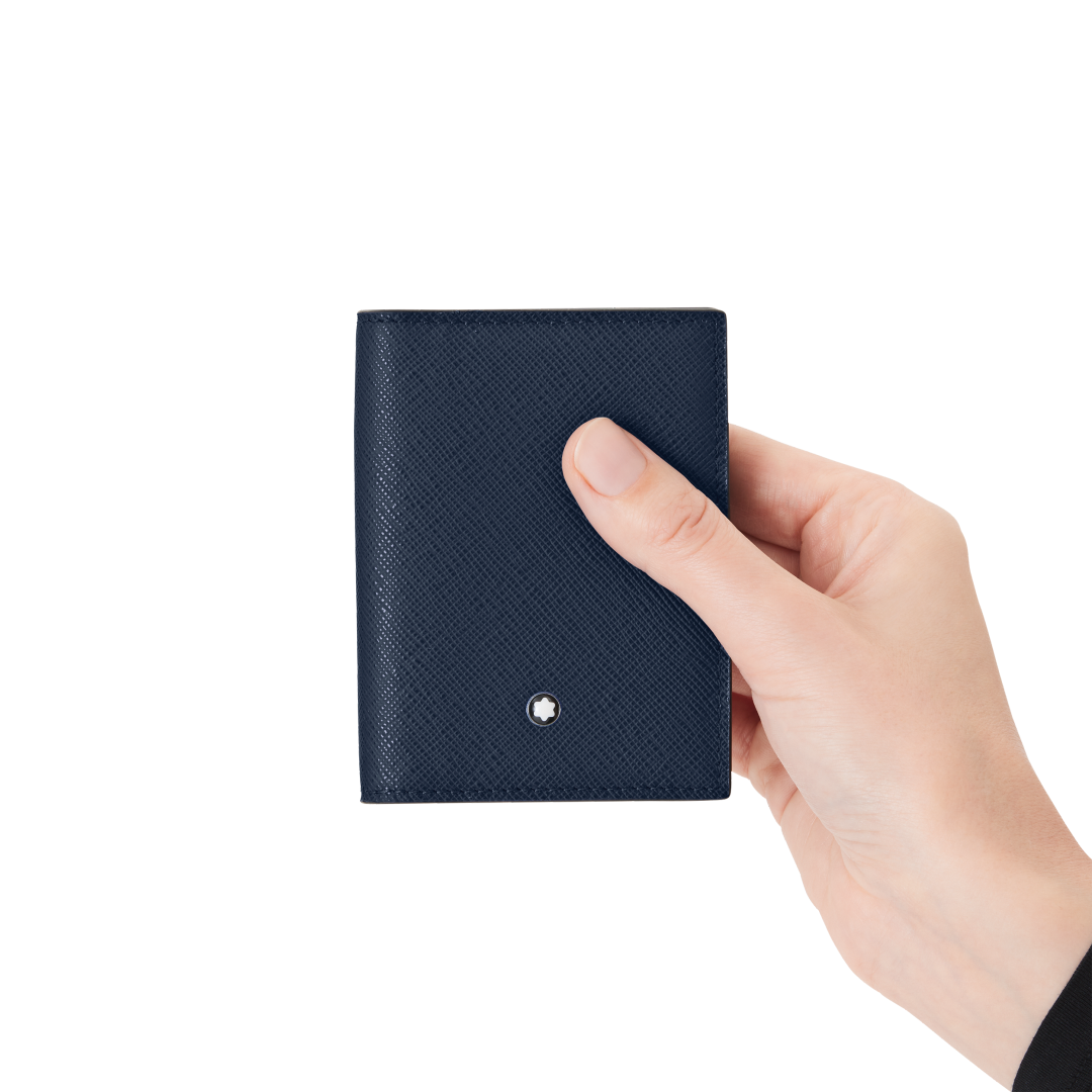  匠心系列4卡位卡片夹 墨水蓝