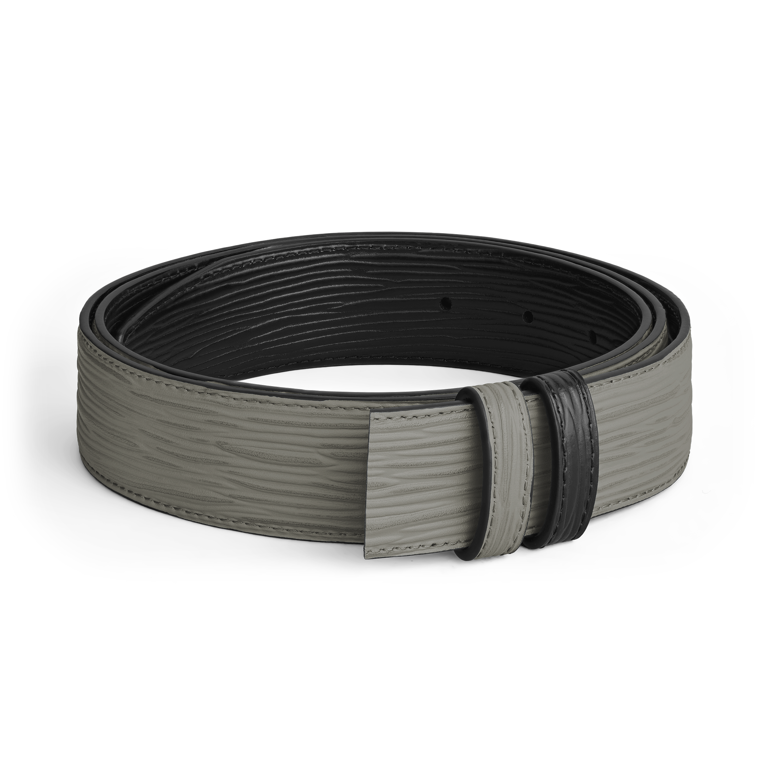 腰带配件 可裁剪双面腰带35毫米 典雅灰/经典黑