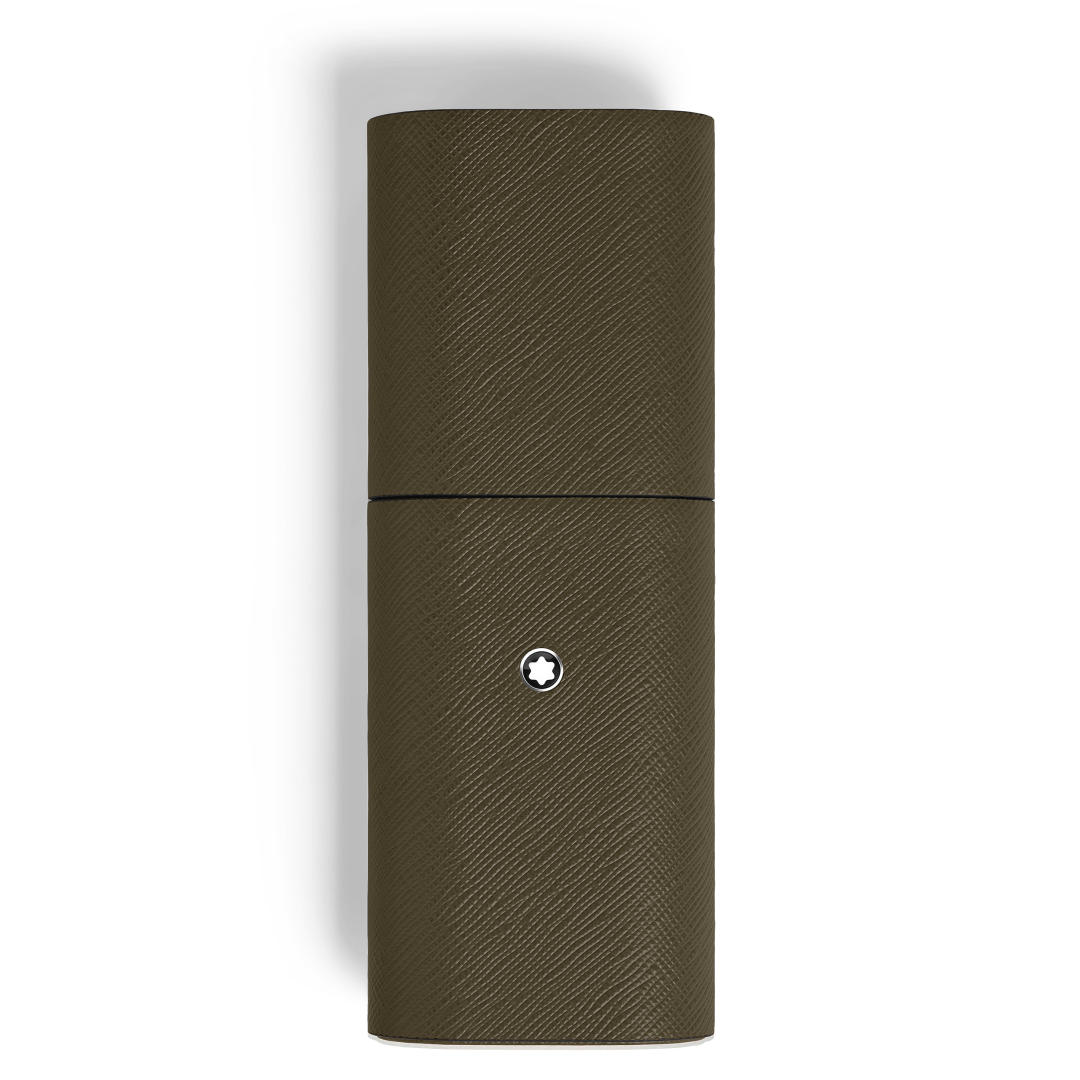 匠心皮质2支装笔袋