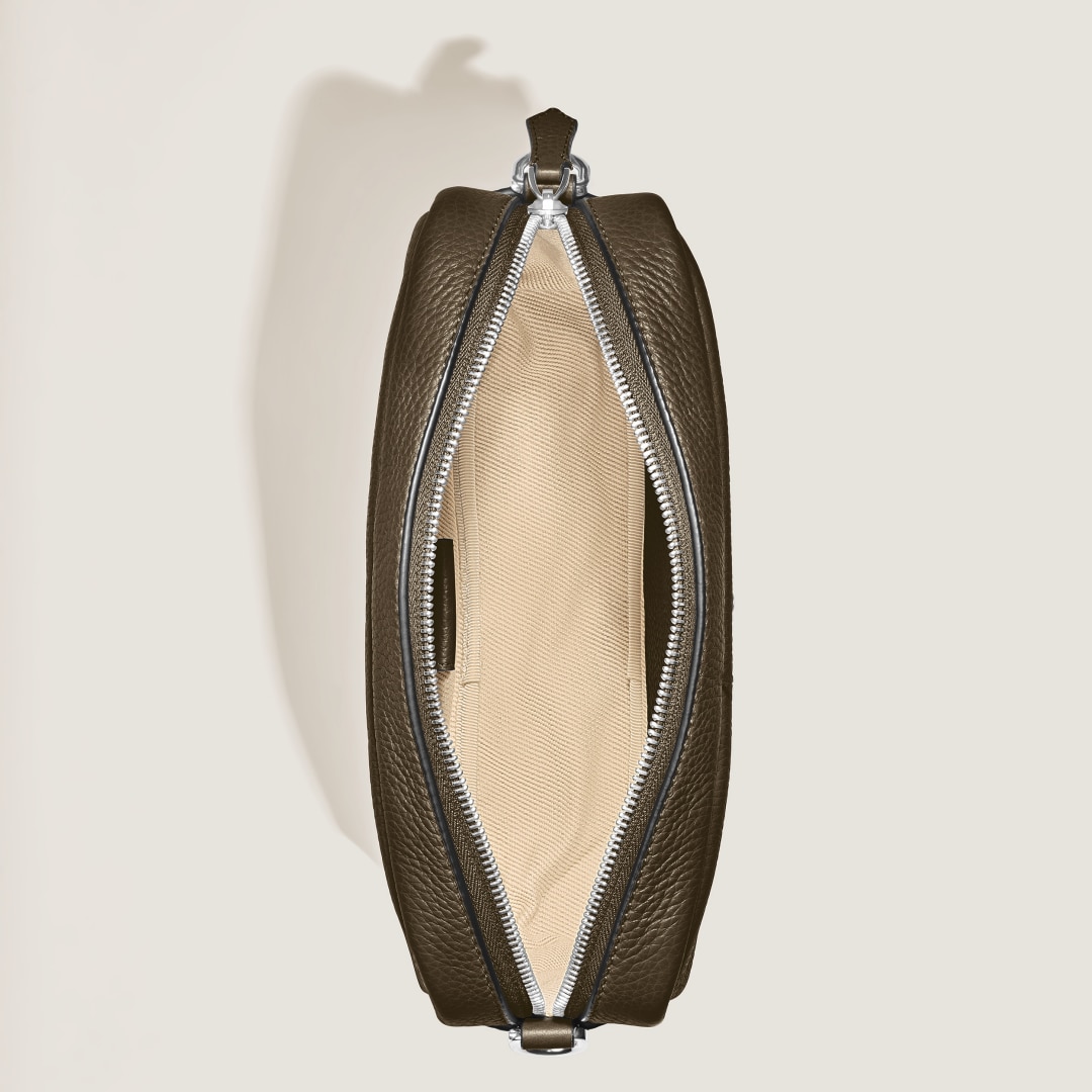 粒纹相机包 卡其绿