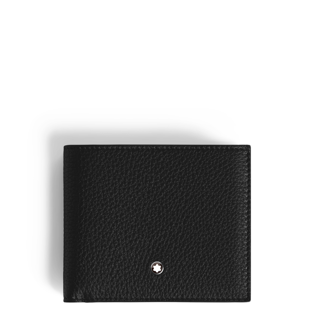 软皮精选系列8卡位钱夹 经典黑