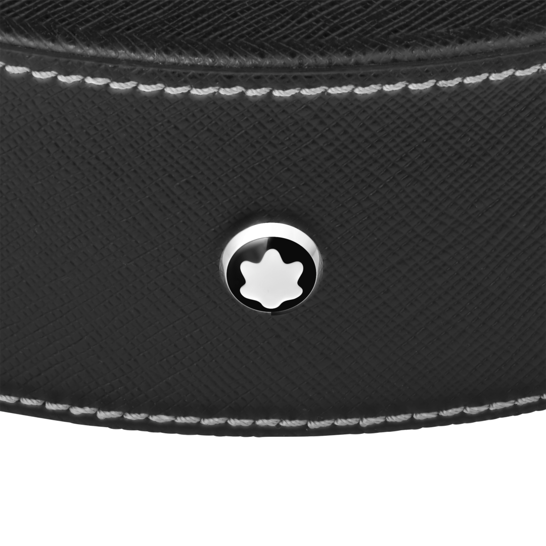 万宝龙书写配件大号圆形托盘 经典黑