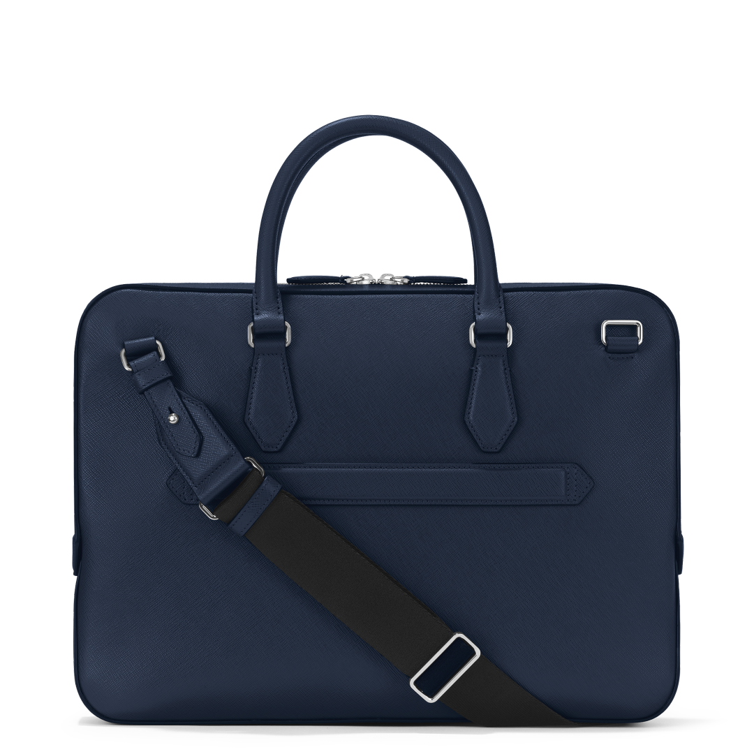  匠心系列超薄公文包 墨水蓝