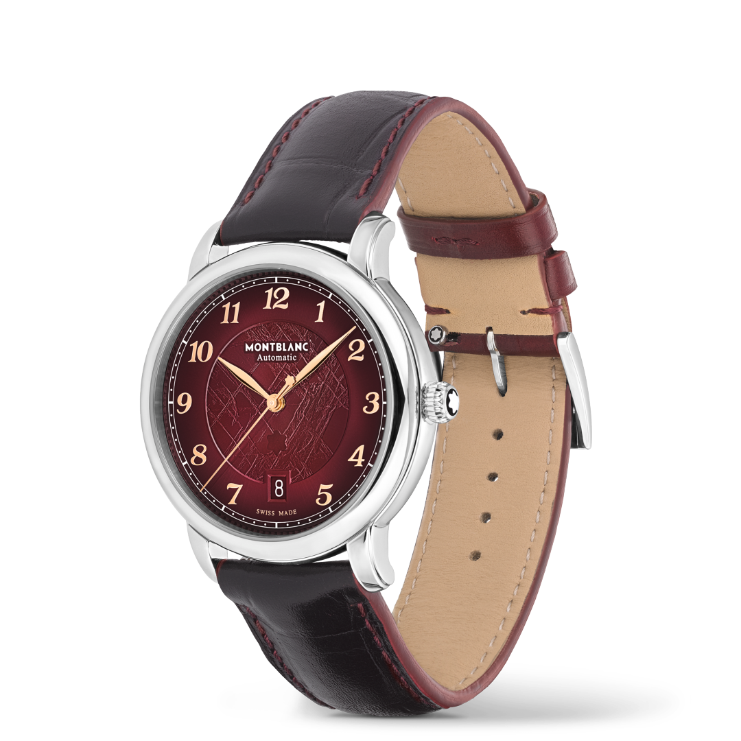 明星系列自动上链腕表 勃艮第红（全球1786枚）