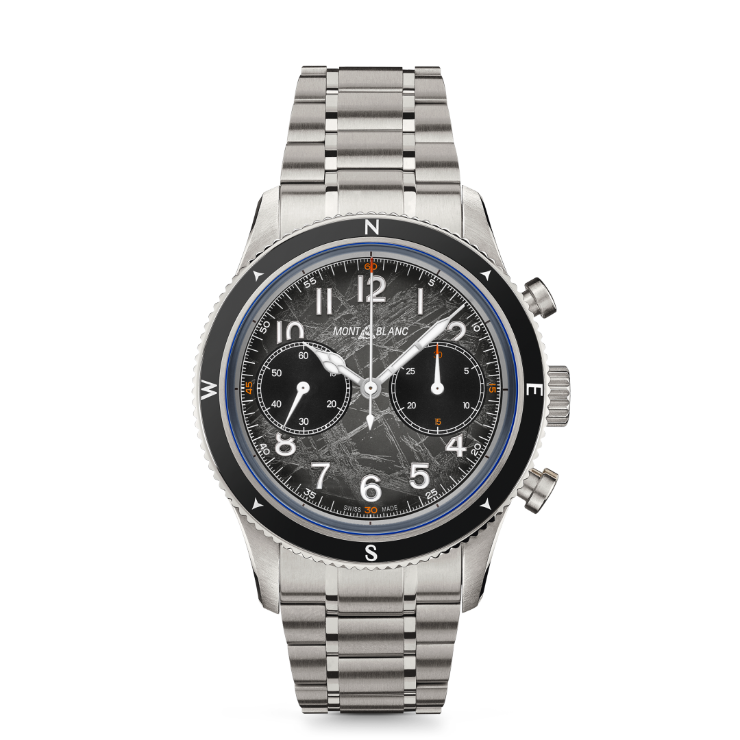 万宝龙1858系列自动上链计时无氧码表 海拔八千米特别款