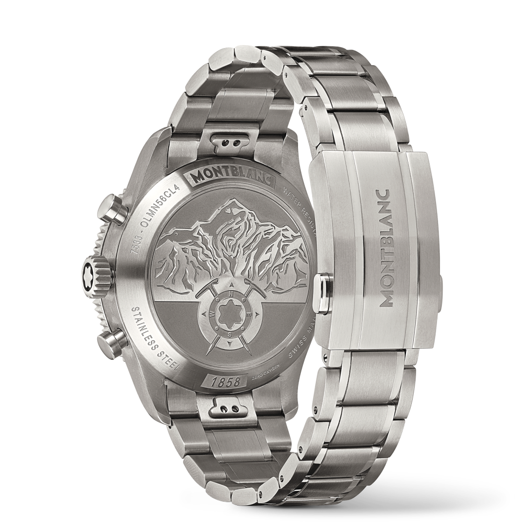 万宝龙1858系列自动上链计时无氧码表 海拔八千米特别款