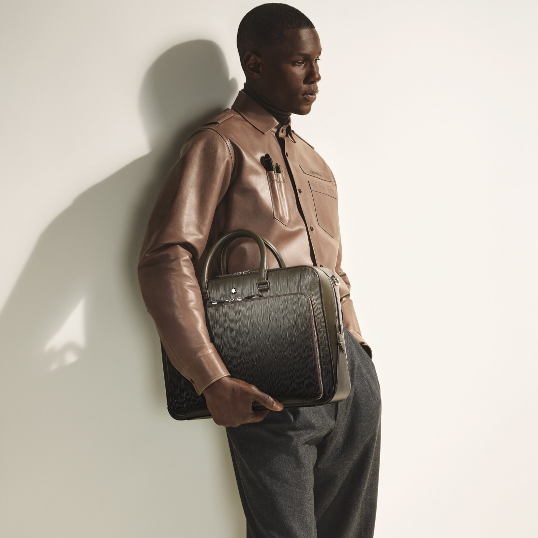 书写旅行家公文包 卡其绿